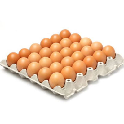 Fresh Brown Eggs Tray..